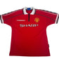 Manchester United 1998/1999/2000 Home Football Shirt  Medium