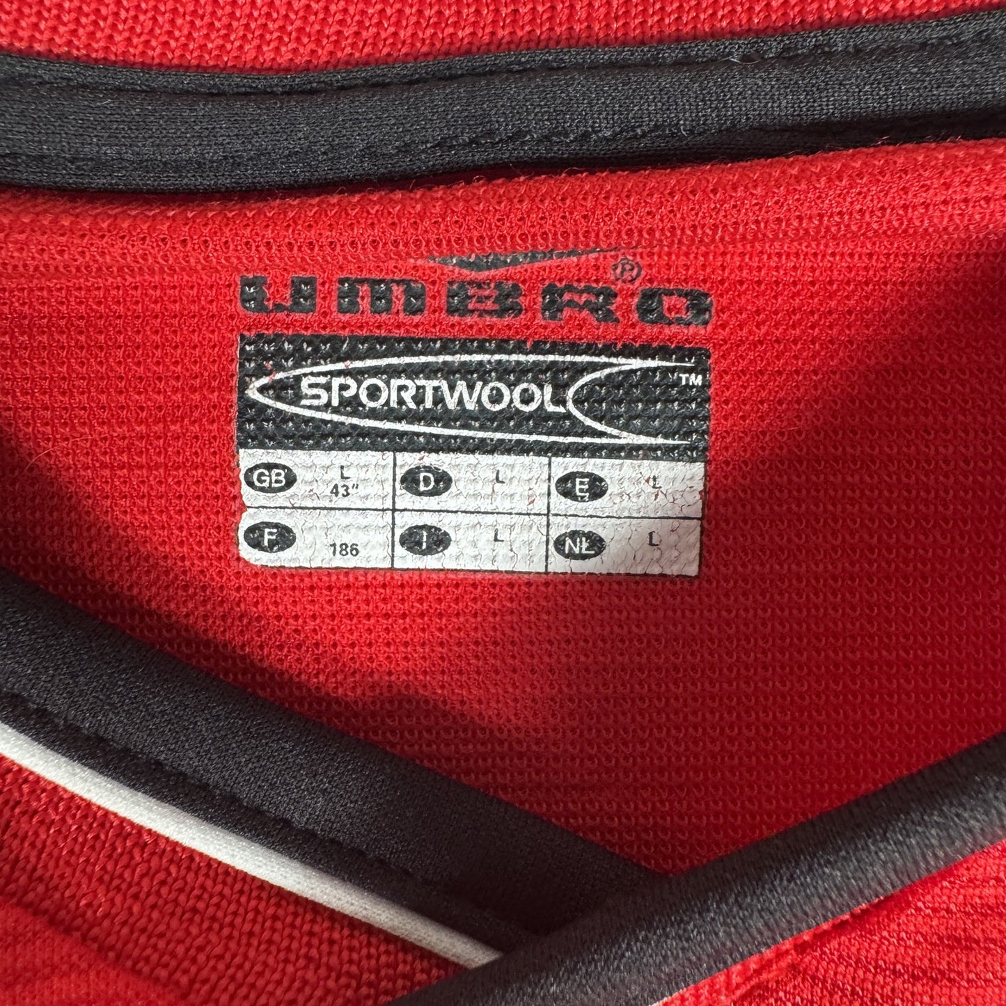 Manchester United 2000/2001/2002 Home Football Shirt  Large