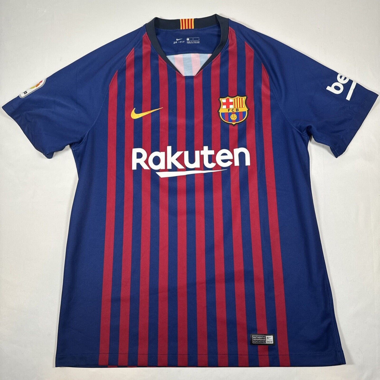 barcelona 2018 2019 home football shirt men s large2