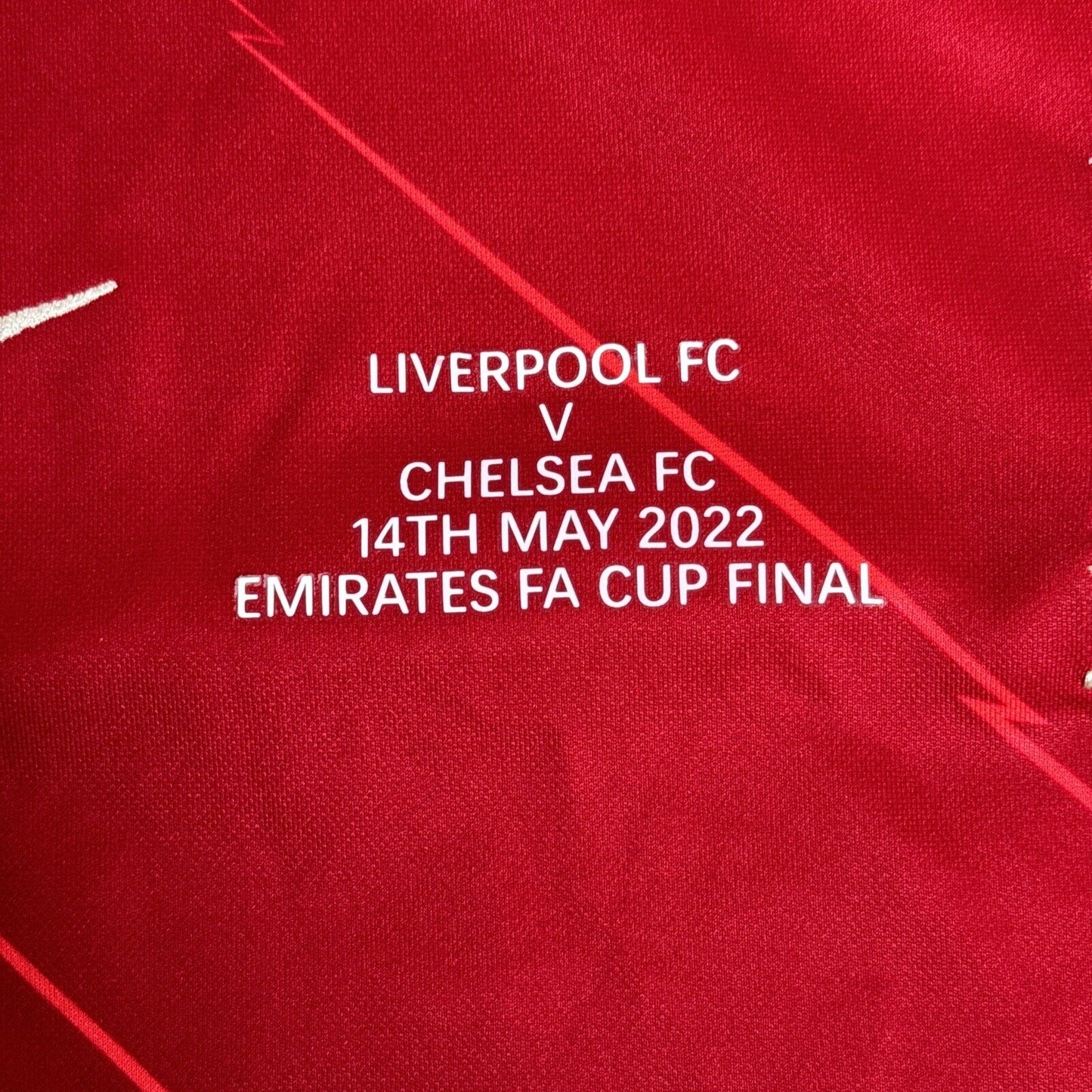 FABINHO #3 Liverpool 2021/2022 FA CUP Home Football Shirt Large