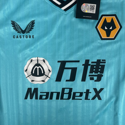 wolverhampton wolves 2021 2022 goalkeeper football shirt medium pro version bnwt1
