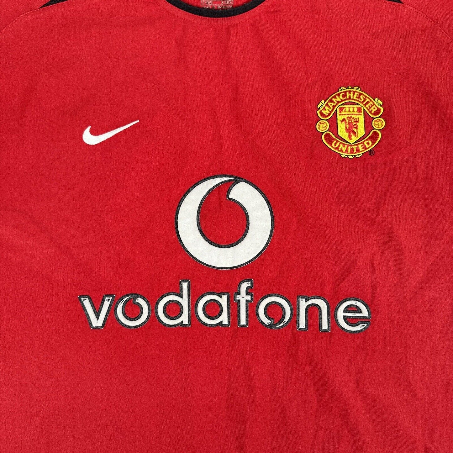 Manchester United 2002/2003/2004 Home Football Shirt  Medium - Football Shirt Kingdom