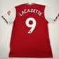 lacazette 9 arsenal 2019 2020 home football shirt men s large3