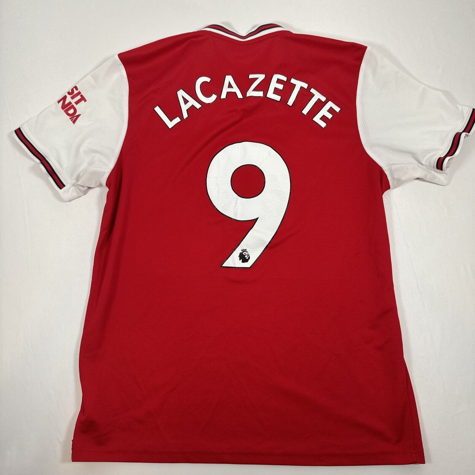 lacazette 9 arsenal 2019 2020 home football shirt men s large3