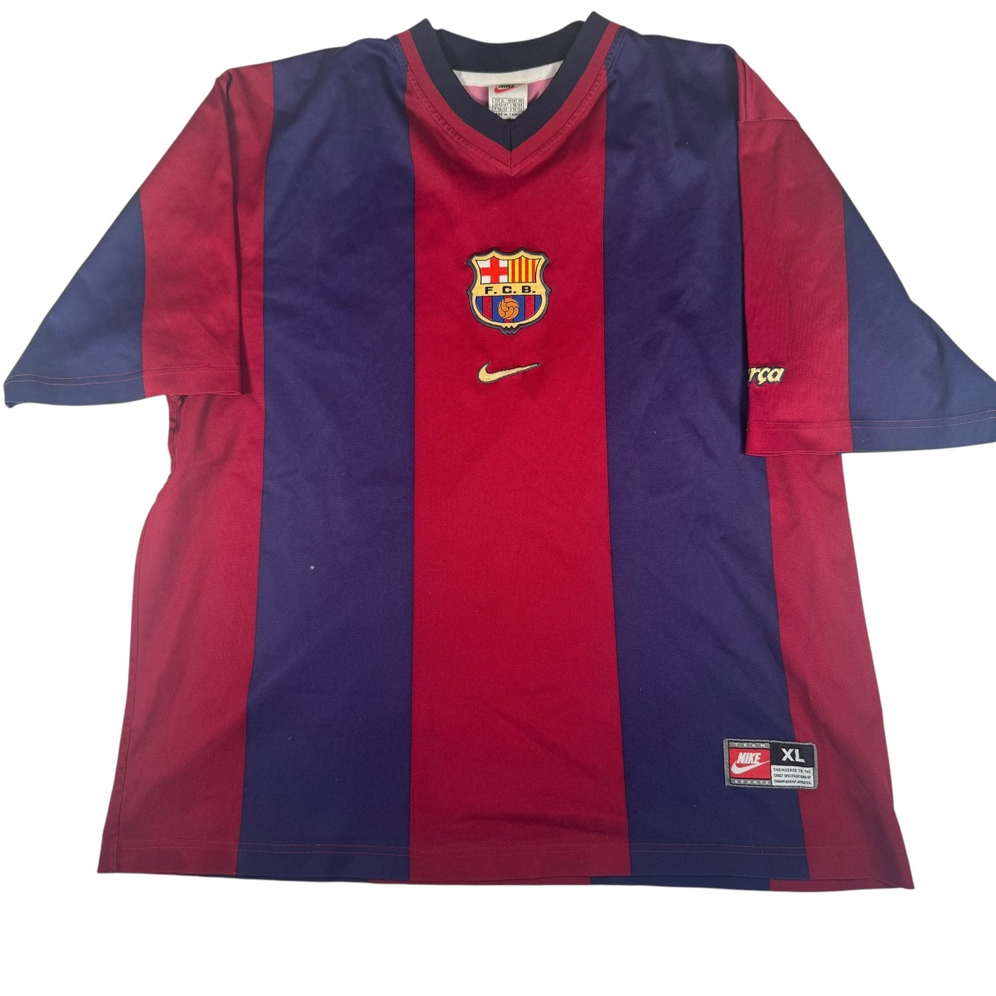 Barcelona 1998/1999 Home Football Shirt  XL