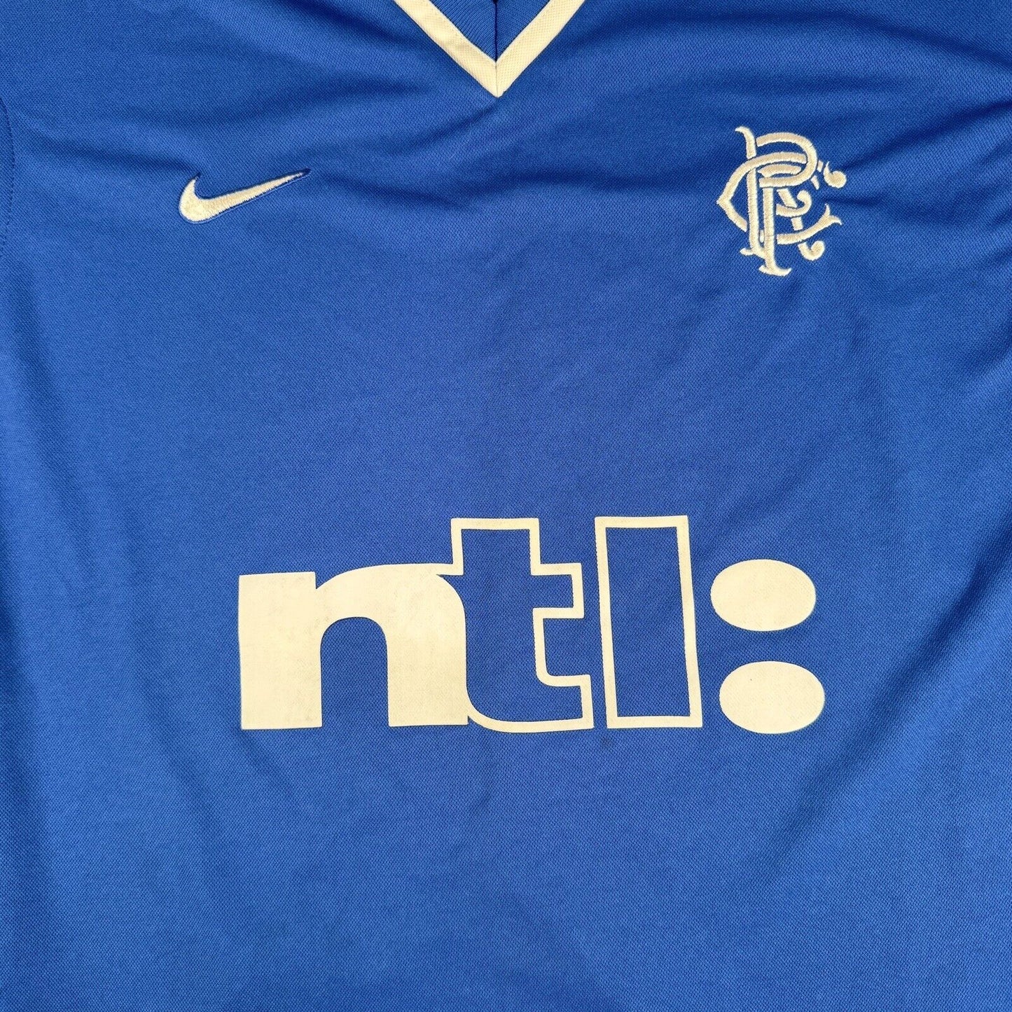 Rangers 1999/2000/2001 Home Football Shirt   XL - Football Shirt Kingdom