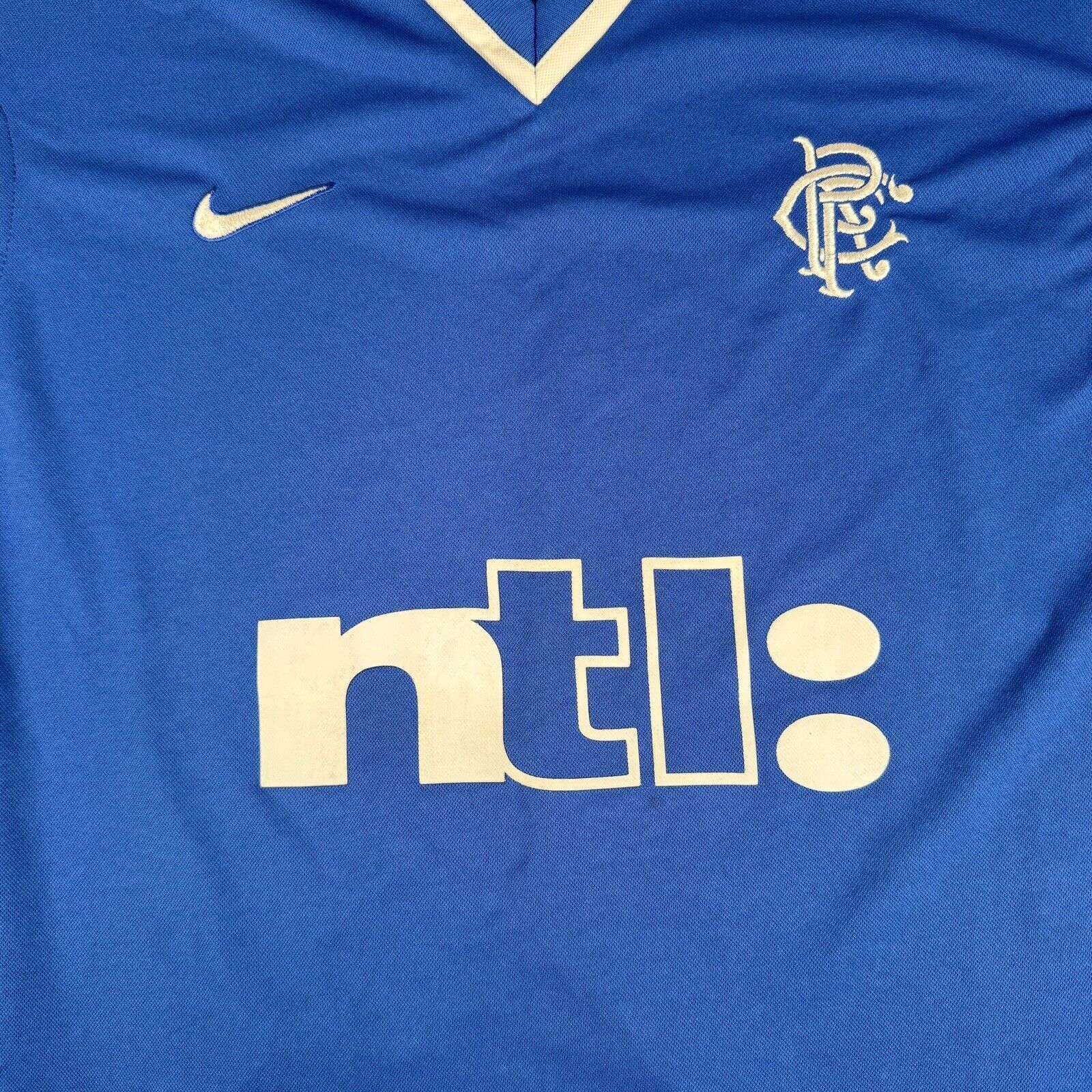 Rangers 1999/2000/2001 Home Football Shirt   XL - Football Shirt Kingdom