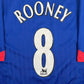 ROONEY 8 Manchester United 2005/2006 Away Football Shirt Large