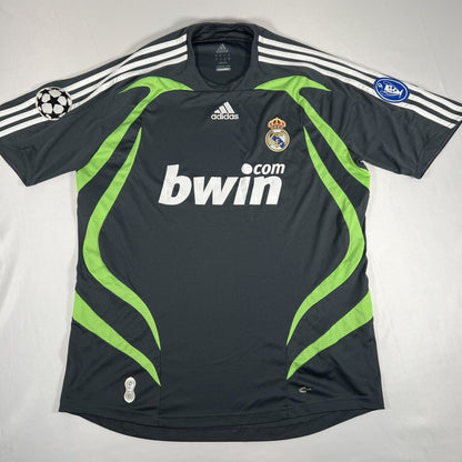 real madrid 2007 2008 third football shirt men s large2