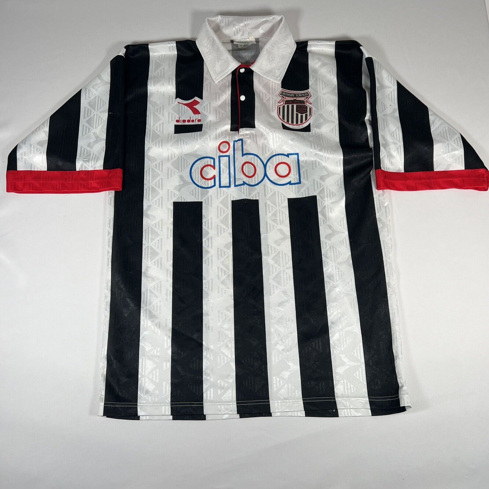 grimsby town 1994 1995 home football shirt men s medium2