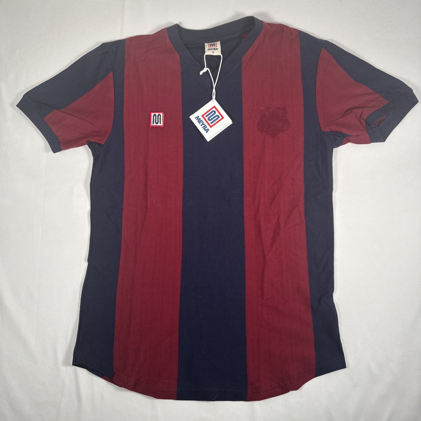 cruyff 9 barcelona 1980s meyba home football shirt men s medium bnwt4