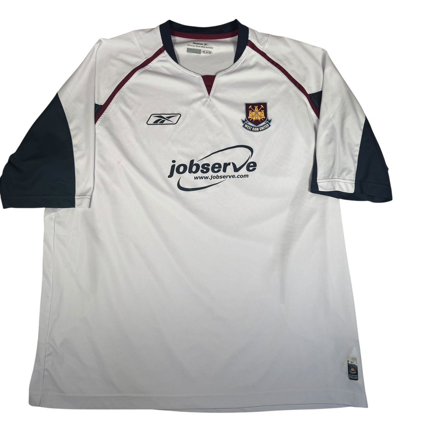 West Ham United 2005/2006 Away Football Shirt  2XL XXL