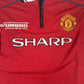 Manchester United 1998/1999/2000 Champions League Winners Home Football Shirt XL