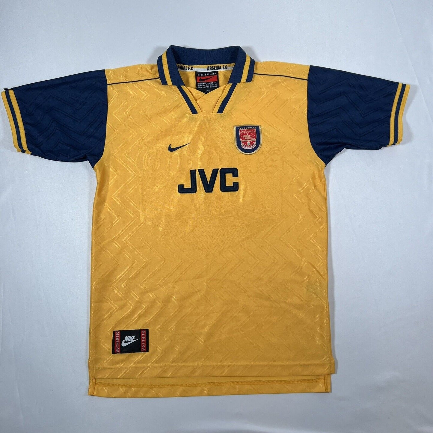 Arsenal 1996/1997 Away Football Shirt Childs XL Boys