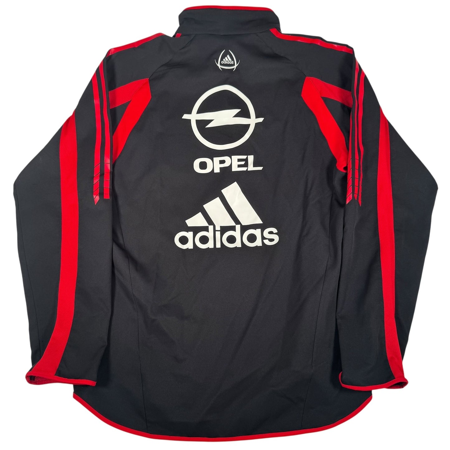 AC Milan 2004/2005 Adidas Long Sleeve 1/4 Zip Training Top Medium