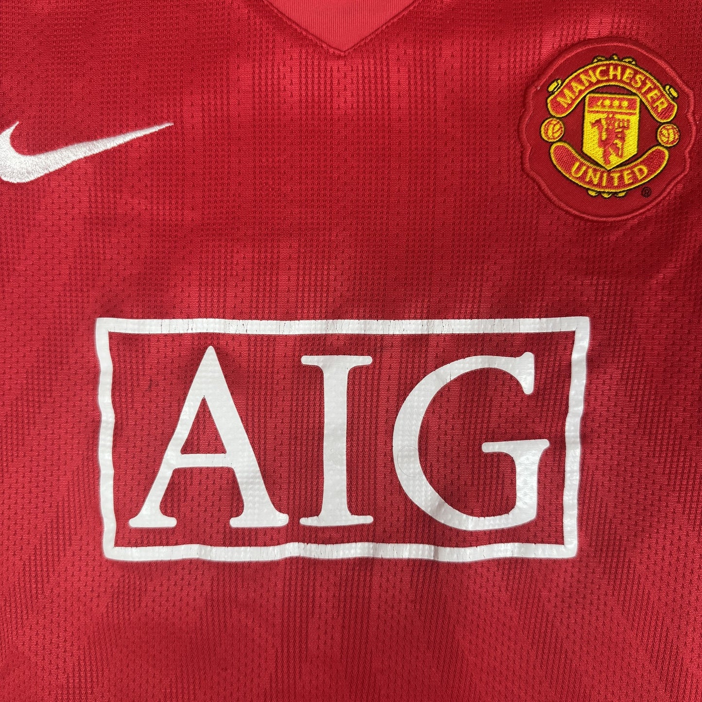 ROONEY 10 Manchester United 2007/2008/2009 Home Football Shirt Childs XL