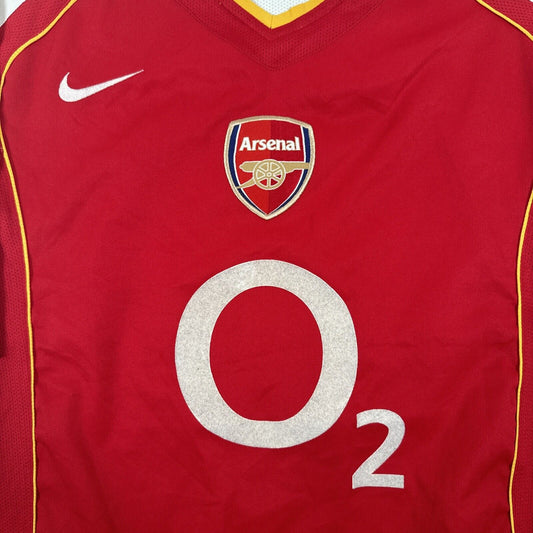Arsenal 2004/2005 Home Football Shirt Men’s Medium - Football Shirt Kingdom