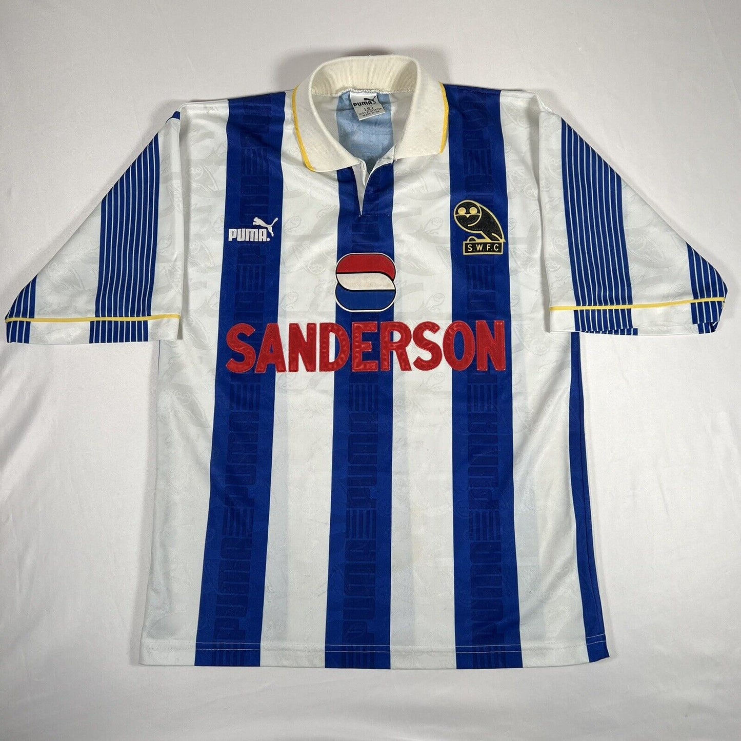 sheffield wednesday 1993 1994 1995 home football shirt small2