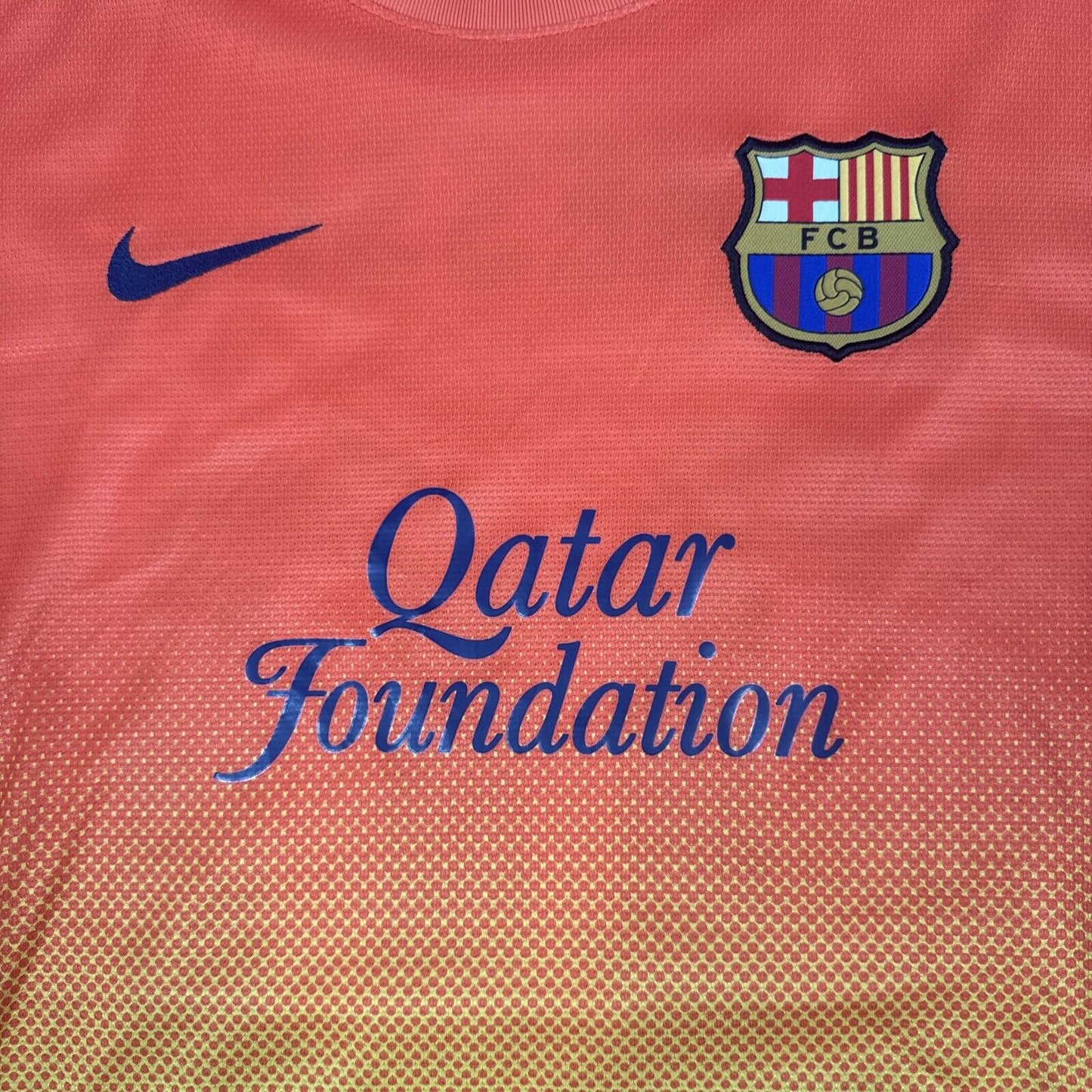 MESSI 10 Barcelona 2012/2013 Away Football Shirt  Large