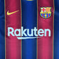 Barcelona 2020/2021 Home Football Shirt   XL