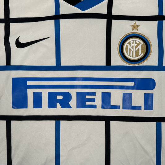 Inter Milan 2020/2021 Away Football Shirt Men’s Large - Football Shirt Kingdom
