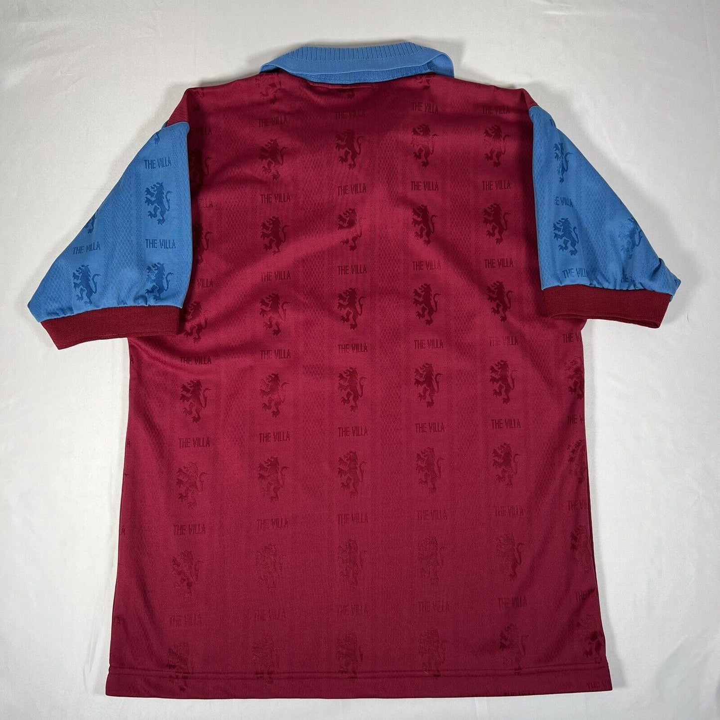aston villa 1995 1996 1997 home football shirt small 13