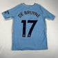 de bruyne 17 manchester city home football shirt children s large4