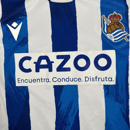 Real Sociedad 2022/2023 Home Football Shirt  Men’s Large - Football Shirt Kingdom
