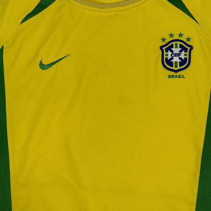 Brazil 2002/2003/2004 Home Football Shirt   Large - Football Shirt Kingdom