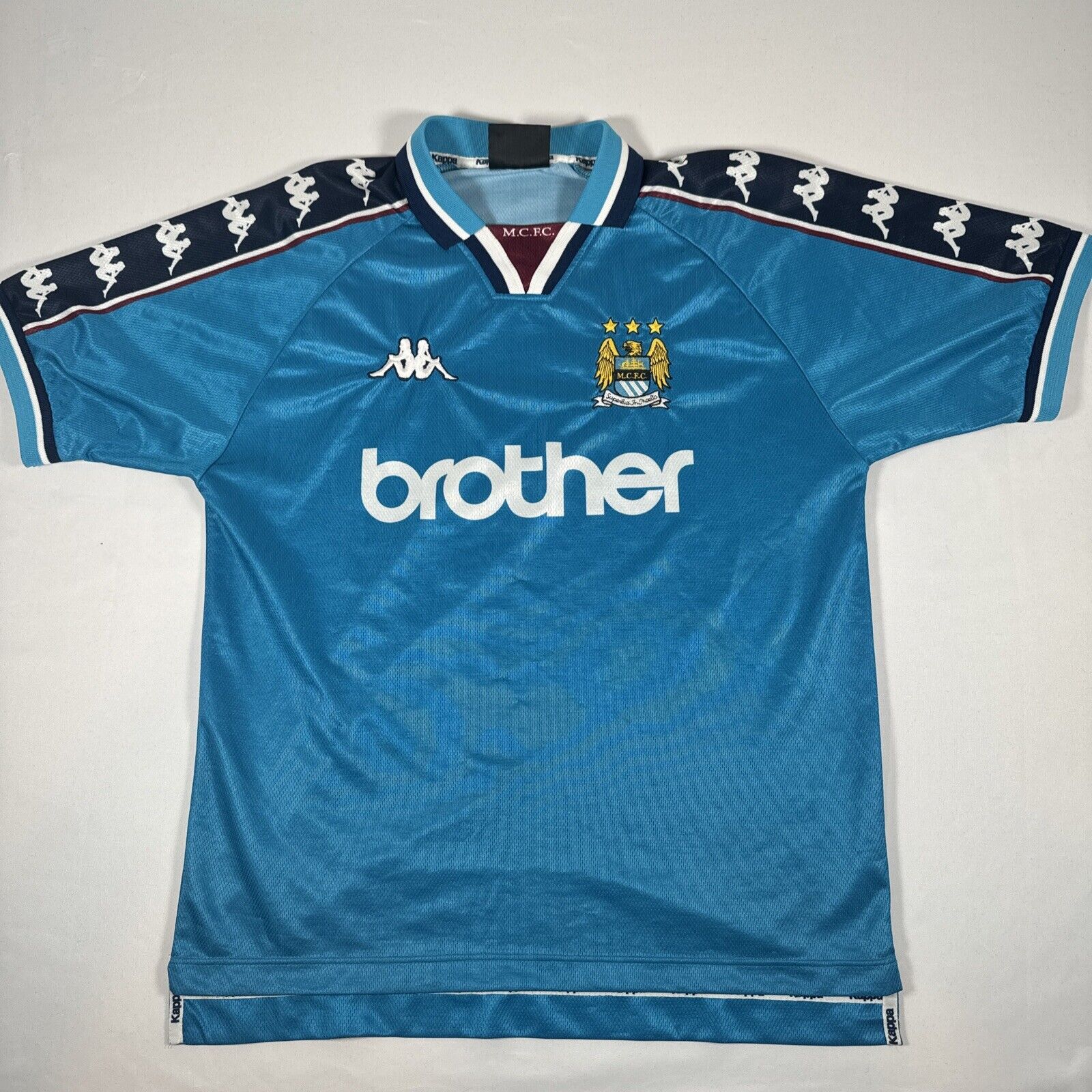 manchester city 1997 1998 1999 home football shirt medium2