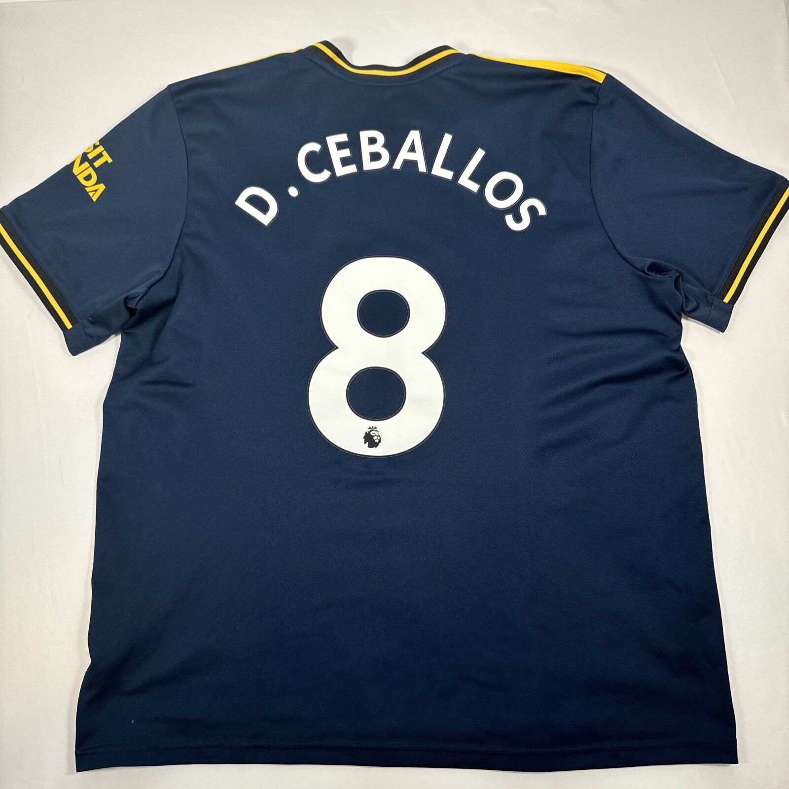 d ceballos arsenal 2019 2020 third football shirt xxl 2xl3