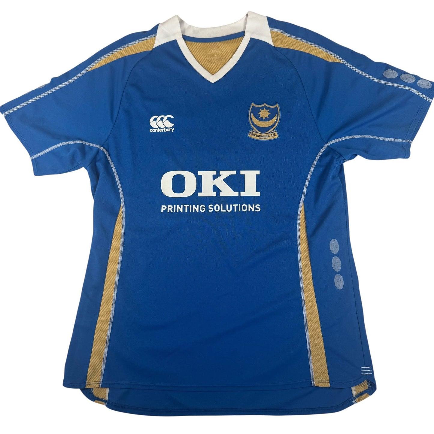 KANU 27 Portsmouth 2007/2008 Home Football Shirt  Large