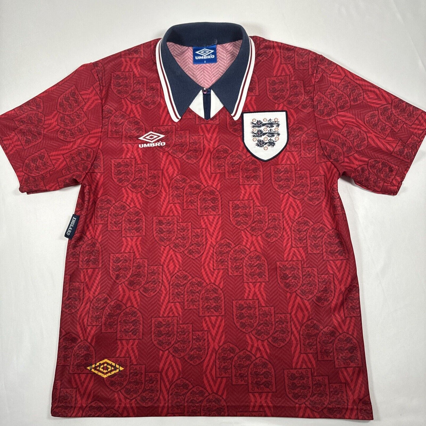 GASCOIGNE 8 England 1994/1995/1996 Away Football Shirt  Medium