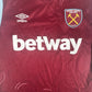 West Ham United 2023/2024 Home Football Shirt  Medium - Football Shirt Kingdom