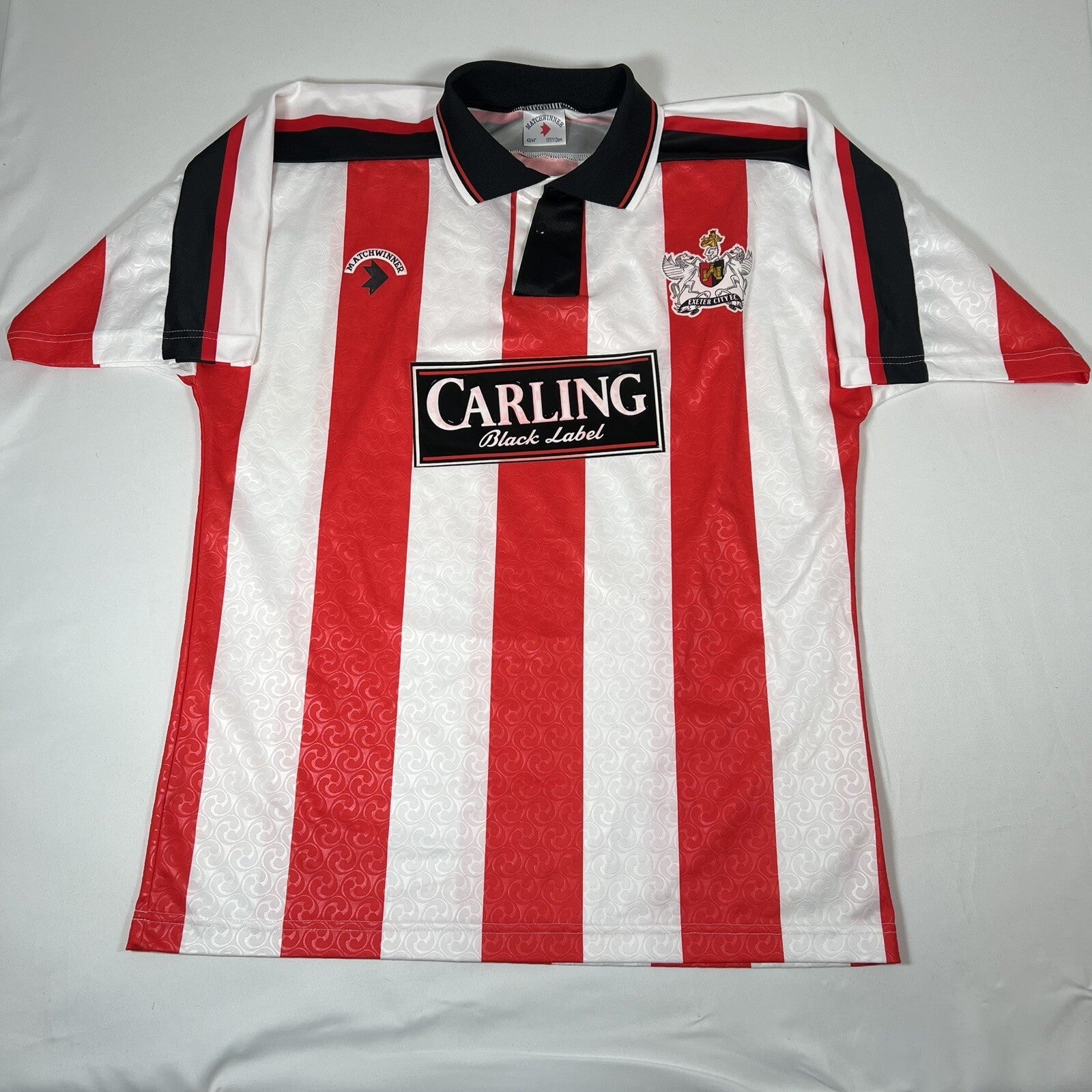 exeter city 1992 1993 1994 home football shirt men s large 12