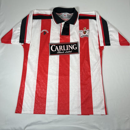 Exeter City 1992/1993/1994 Home Football Shirt Men’s Large — full front view
