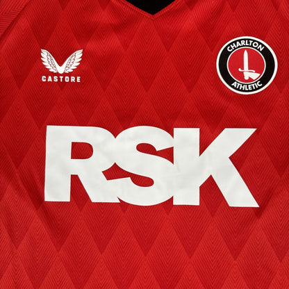 Charlton Athletic 2022/2023 Home Football Shirt XL — front close-up