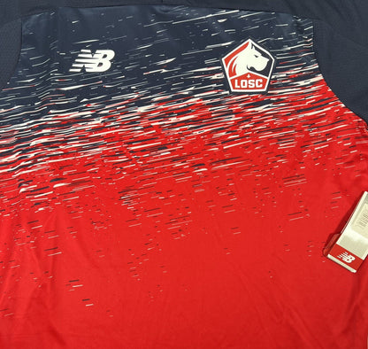 LOSC Lille 2019/2020 Home Football Shirt Large BNWT — front close-up