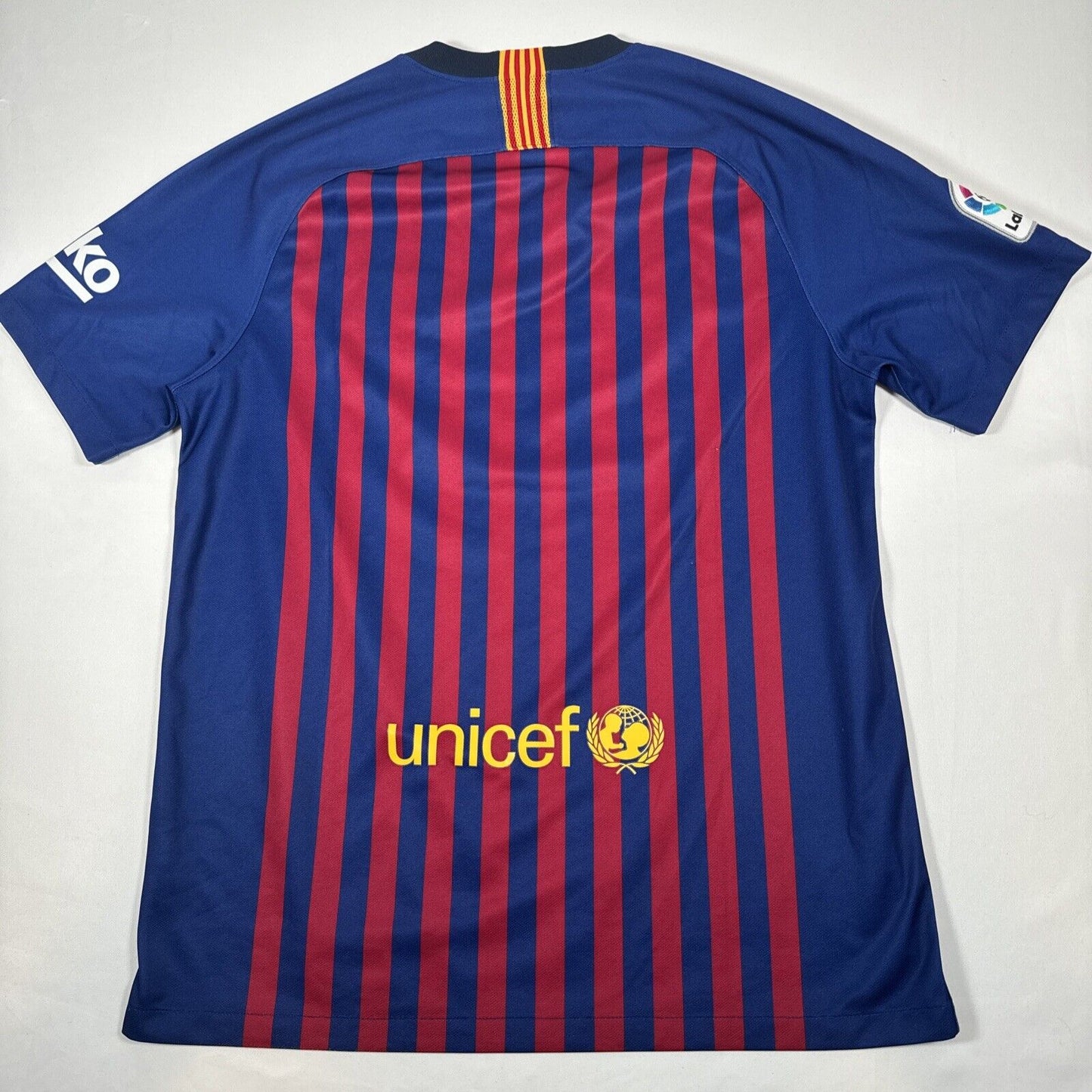 barcelona 2018 2019 home football shirt men s large3