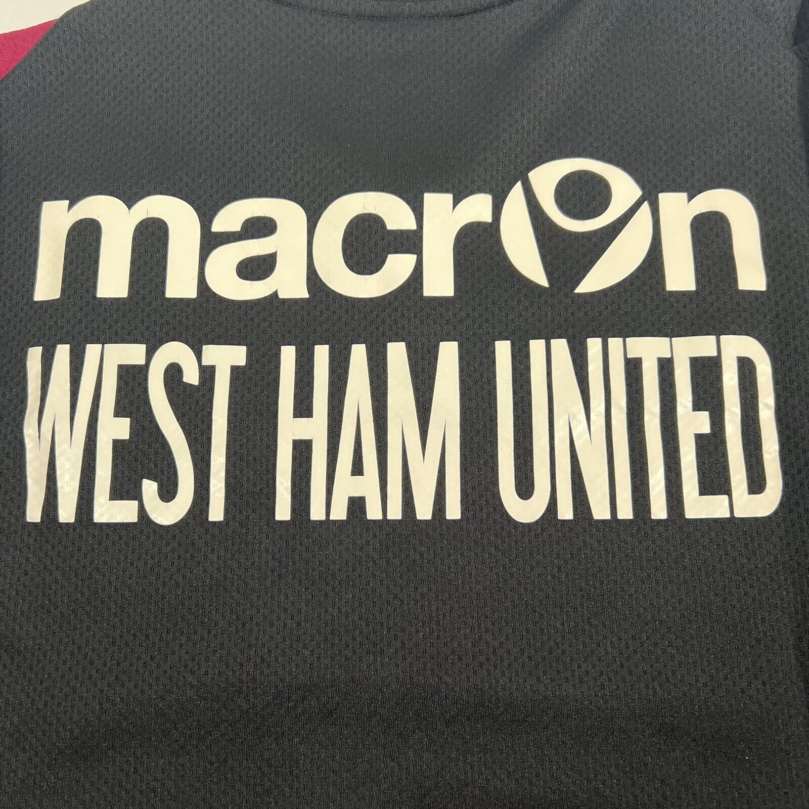 west ham united 2010 2011 macron training football shirt large 14