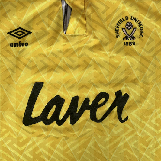 sheffield united 1991 1992 1993 away football shirt large 11