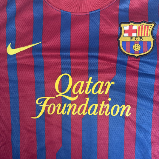 Barcelona 2011/2012 Home Long Sleeve Football Shirt  Large