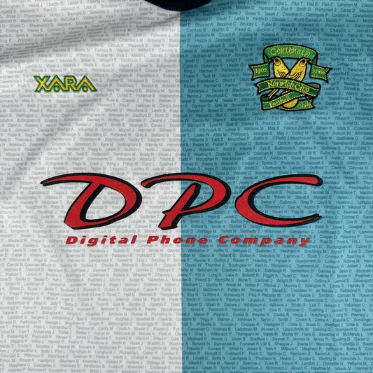 Norwich City 2002/2003 Third Centenary Football Shirt  XL - Football Shirt Kingdom