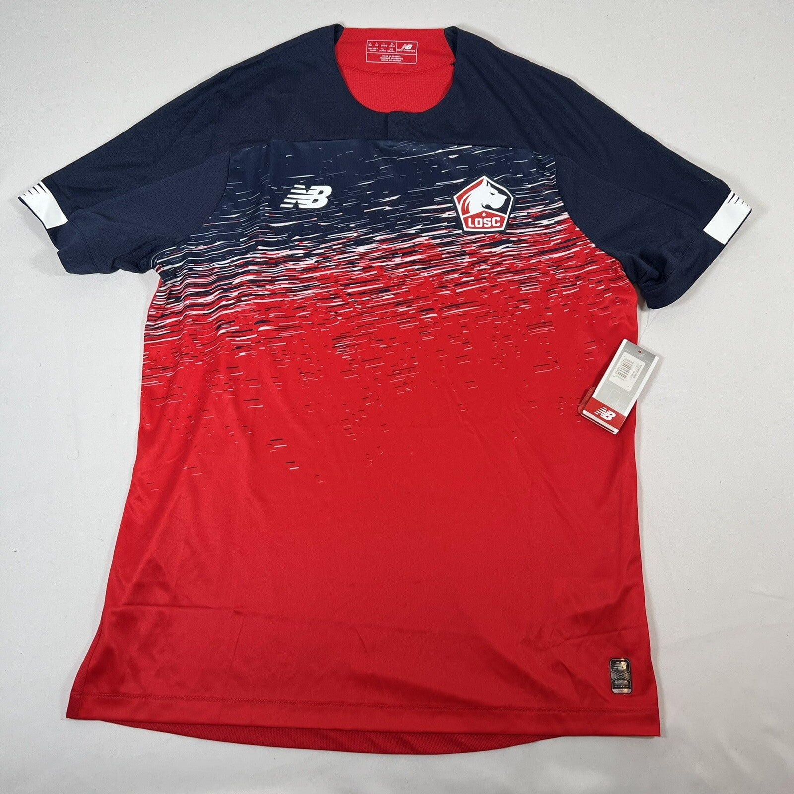 losc lille 2019 2020 home football shirt large bnwt2