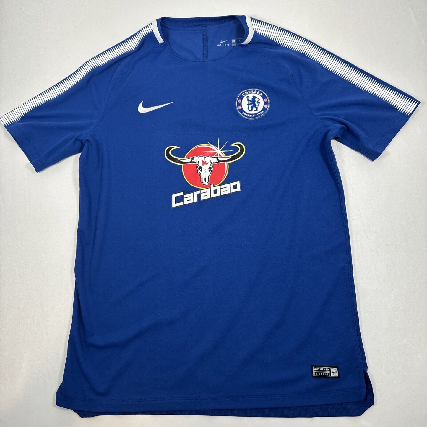 Chelsea 2017/2018 Prematch Training Football Shirt  Large