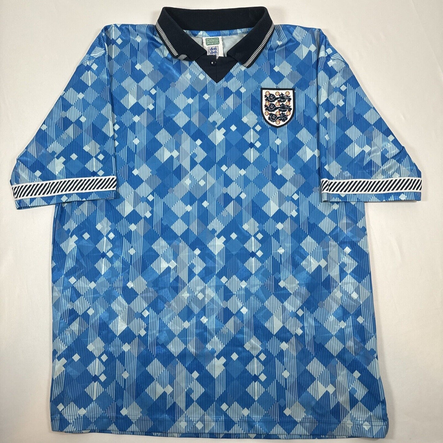 England 1990/1991/1992 Third Football Shirt Official Scoredraw  XL