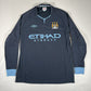 Manchester City 2010/2011 Away Football Shirt Long Sleeve Large