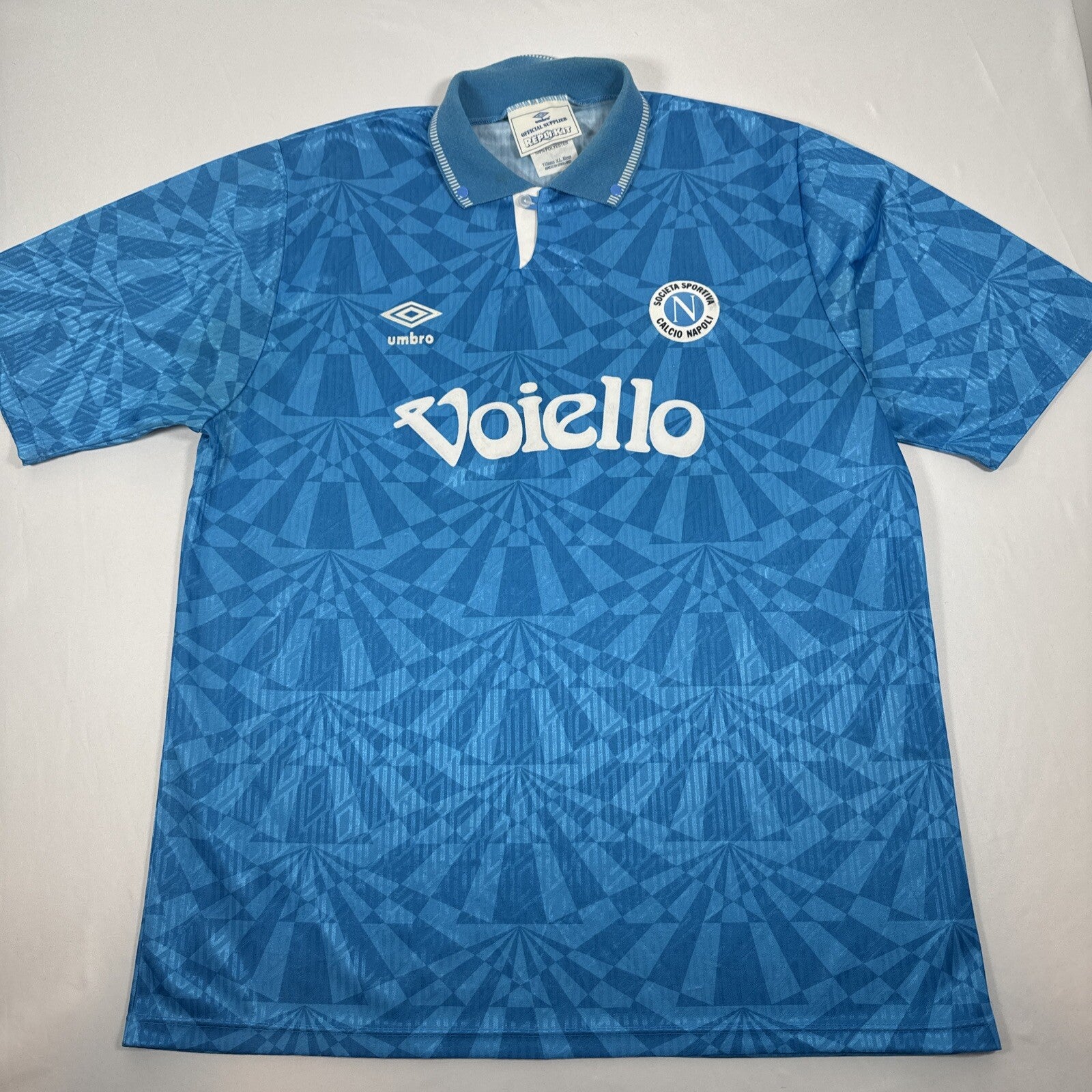 ssc napoli 1991 1992 1993 home football shirt xl2