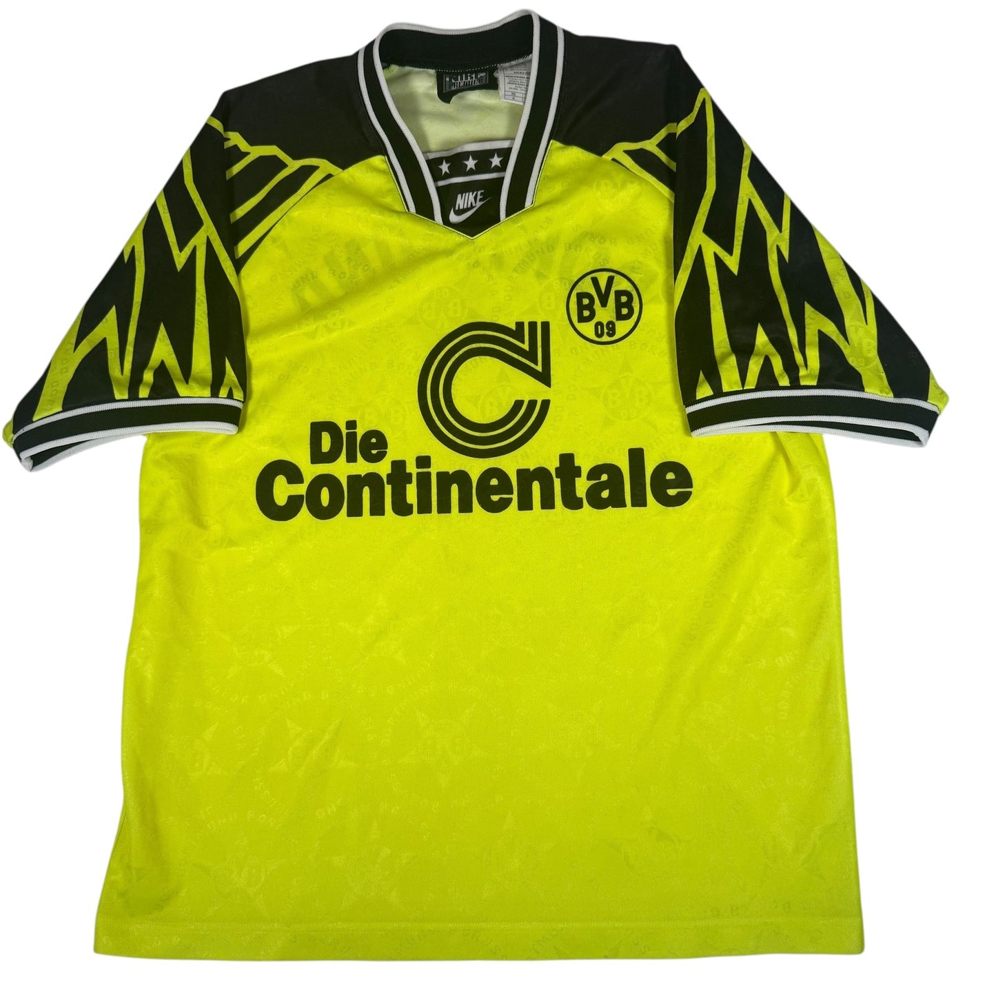 Borussia Dortmund 1994/1995 Home Football Shirt  Large