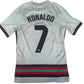 RONALDO 7 Portugal 2020/2021 Away Football Shirt  Small